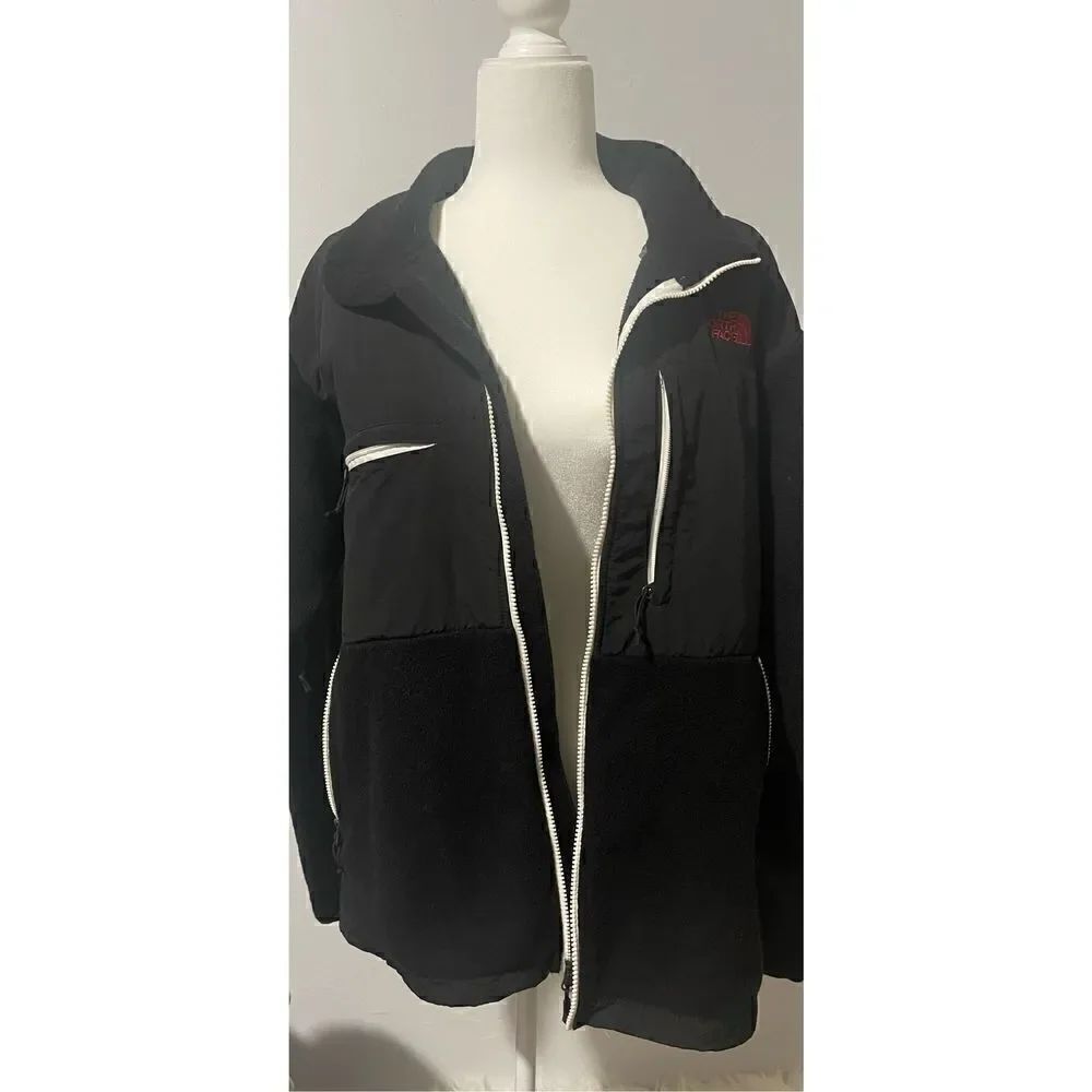The North Face vintage black polartec Denali fleece jacket L